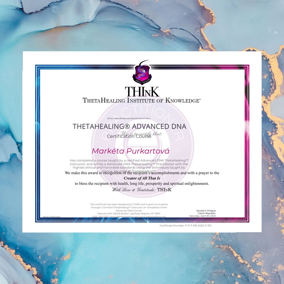 Certifikát ThetaHealing Markéta Purkartová(2)